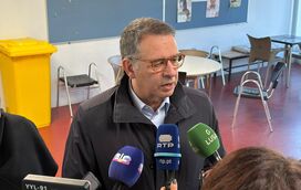 "Emoção e esperança": As palavras de António José Seguro ao votar nas Caldas da Rainha