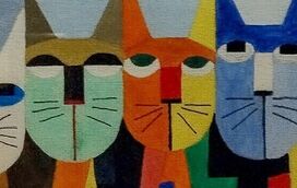 Pintura expressiva de Rogério Antunes em exposição com entrada livre