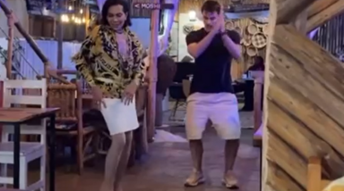 José Castelo Branco dança no Quénia