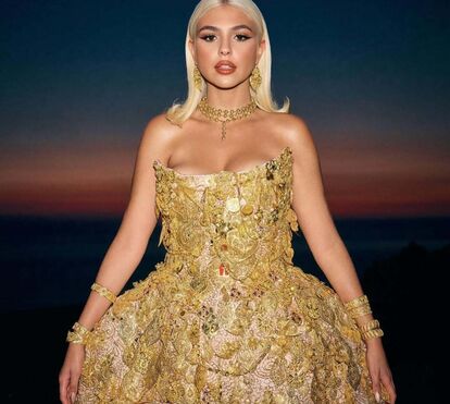 O impressionante vestido de 90 mil euros de Bárbara Bandeira