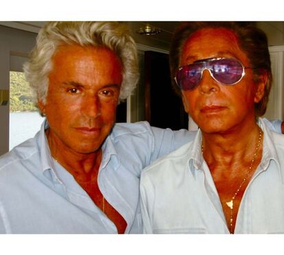 Acabou o amor, mas ficou a amizade. Como Valentino e Giancarlo Giammetti ficaram juntos até a morte os separar