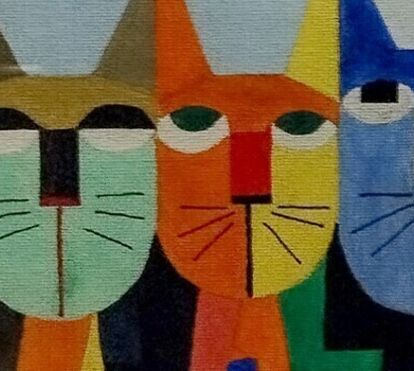 Pintura expressiva de Rogério Antunes em exposição com entrada livre