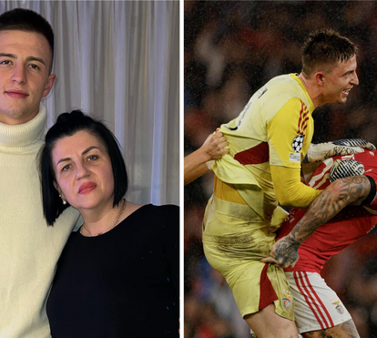 Só se fala de Trubin! O bom gigante da Luz, que foi obrigado a fugir da guerra e poupou os primeiros ordenados para 'salvar' a mãe e a irmã