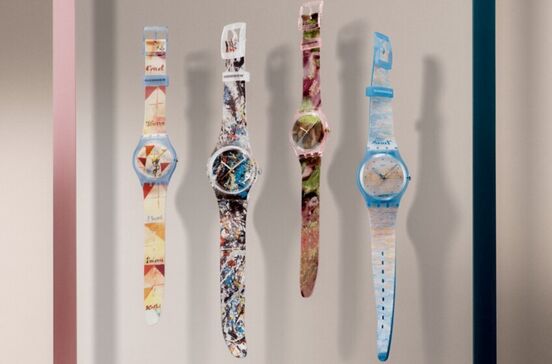 Swatch e Guggenheim lançam coleção de relógios inspirada na arte
