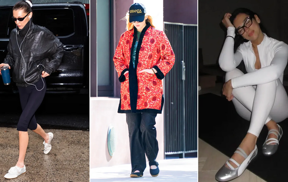 Ténis de Bella Hadid, Gigi Hadid e Dua Lipa ditam tendências para a primavera