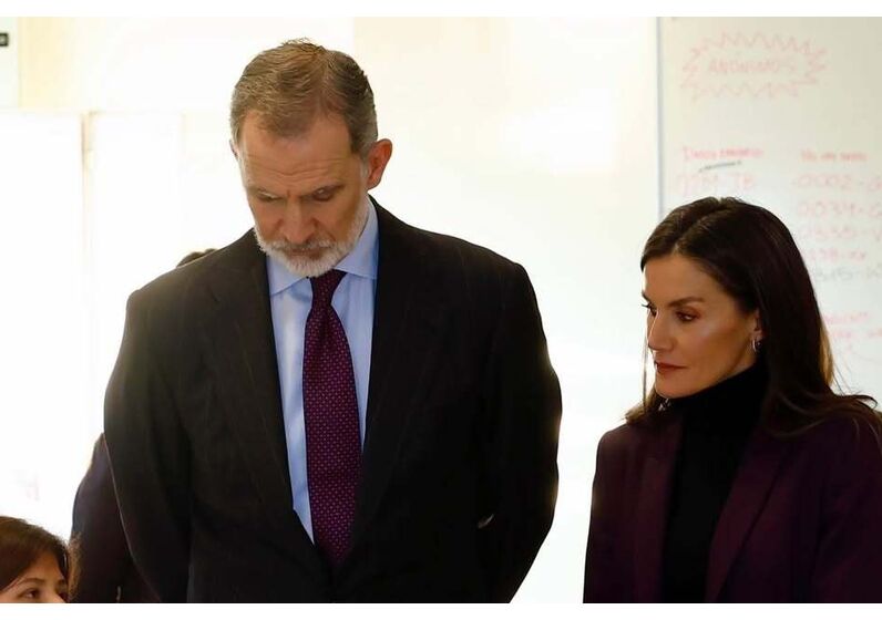 Felipe VI e Letizia em visita a Valência