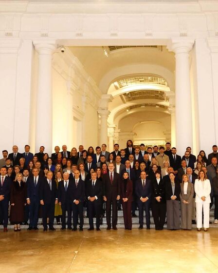 Felipe VI e Letizia em visita a Valência
