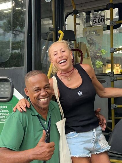 Zulmira Garrido relata tentativa de assalto no Rio de Janeiro.
