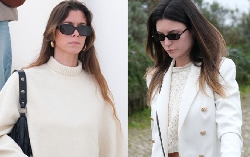 Renata Reis e Raquel Coelho no funeral de Maycon Douglas