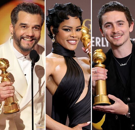 Wagner Moura, Teyana Taylor e Timothée Chalamet foram alguns dos principais vencedores dos Globos de Ouro 2026