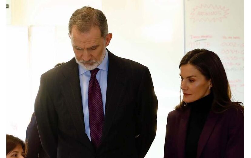 Felipe VI e Letizia em visita a Valência