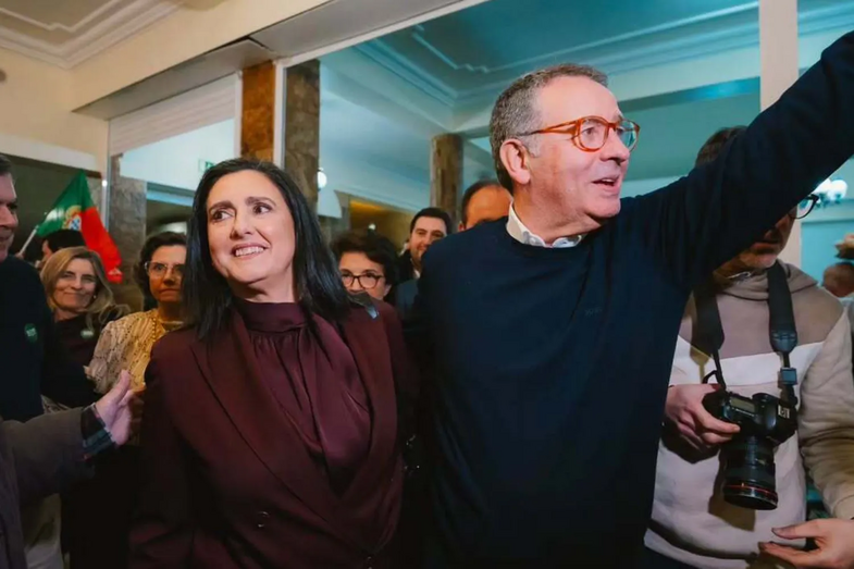 António José Seguro com a mulher, Margarida