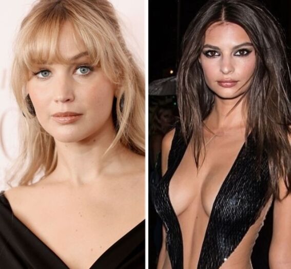  Jennifer Lawrence, Emily Ratajkowski