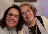 Joana Marques com a avó Estela