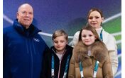 A família real monegasca nos Jogos Olímpicos Milano Cortina