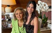 Noor Pahlavi e a avó, Farah Diba