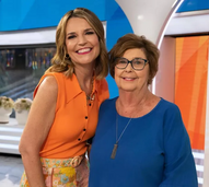 Savannah Guthrie com a mãe, Nancy