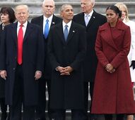 Donald Trump, Barack e Michelle Obama