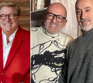 Herman José com Manuel Luís Goucha e Rui Oliveira