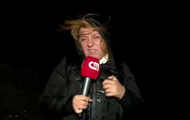 "É impressionante como o tempo vira em segundos": Tânia Laranjo descreve temporal intenso em Leiria