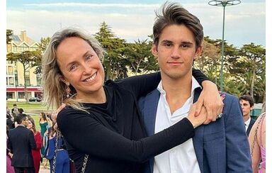 Marisa Cruz com o filho João