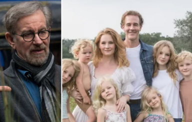 Steven Spielberg, família de James Van Der Beek