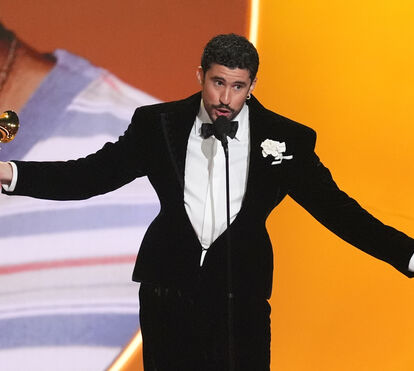 'Não somos selvagens, não somos animais': Porto-riquenho Bad Bunny arrasa ICE em discurso nos prémios Grammy