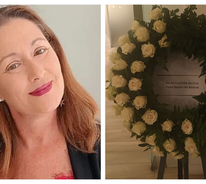 O funeral de Maria Custódia Amaral... 22 dias após o trágico crime 