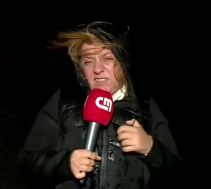 'É impressionante como o tempo vira em segundos': Tânia Laranjo descreve temporal intenso em Leiria