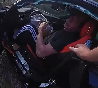 Impressionante! As imagens do acidente de viação de Vince McMahon 