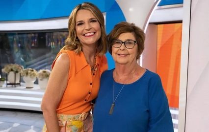 Savannah Guthrie com a mãe, Nancy