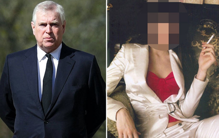 Príncipe André e uma modelo num jantar privado em Buckingham