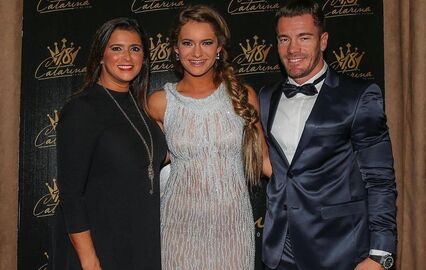 Catarina Madureira com os pais, Sandra e Ferando Madureira