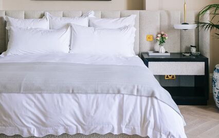 Toque de luxo no quarto: um topper para melhorar o sono.
