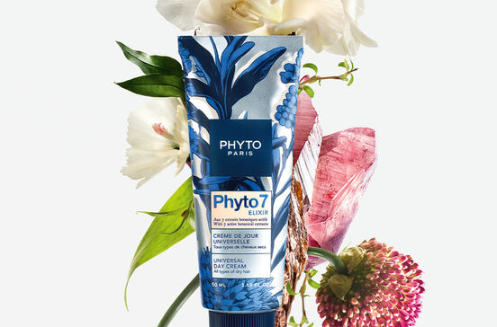 PHYTO PARIS apresenta o novo PHYTO 7 ELIXIR, creme de dia universal para cabelos secos
