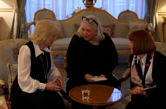 Rainha Camila recebe Gisèle Pelicot