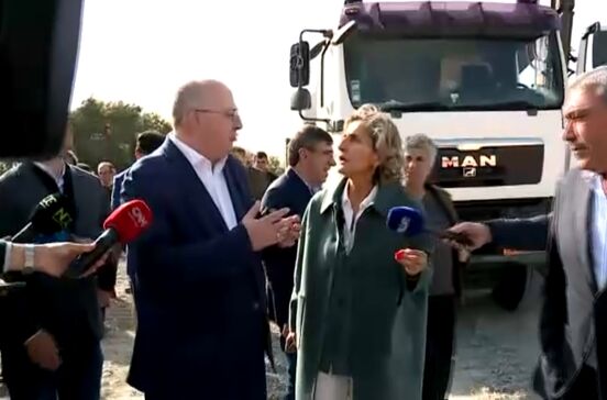 'Se vem fazer conferência de imprensa, vamos embora': O momento em que autarca de Coimbra confronta ministro da Agricultura