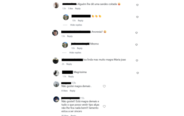 As críticas a Iva Domingues