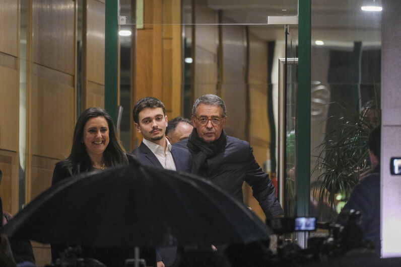 António José Seguro e Margarida Maldonado Freitas na noite das eleições 