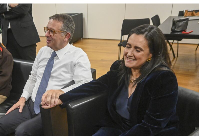 António José Seguro e Margarida Maldonado Freitas na noite das eleições 