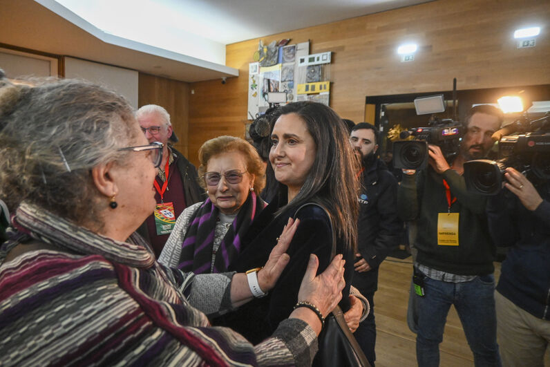 António José Seguro e Margarida Maldonado Freitas na noite das eleições 