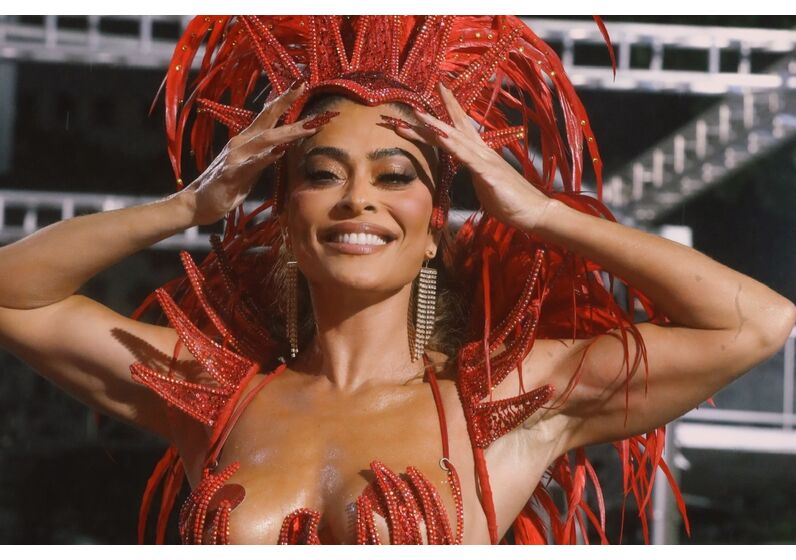 Juliana Paes brilha na Viradouro no Carnaval do Rio com energia e fantasia