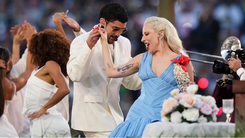 Bad Bunny e Lady Gaga no Super Bowl