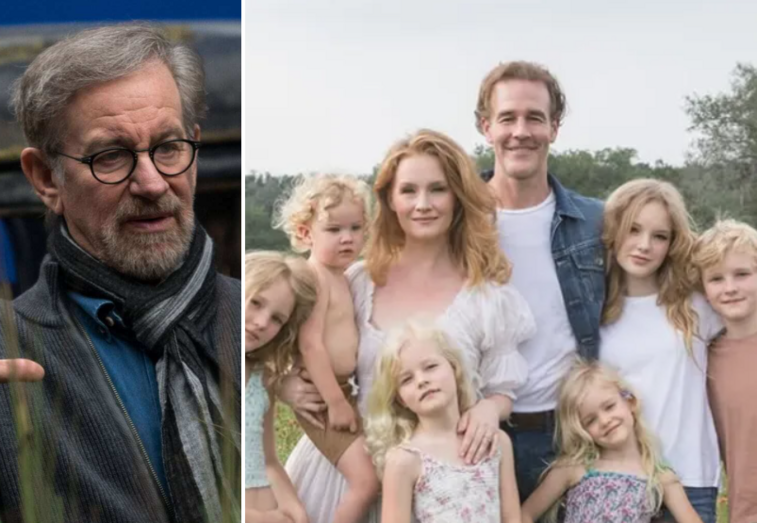 Steven Spielberg, família de James Van Der Beek