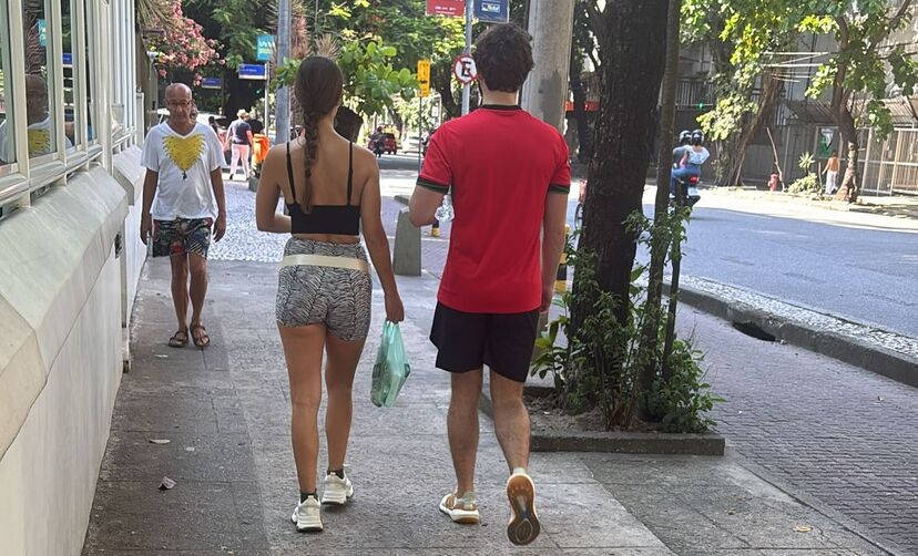 Mariana Monteiro e Bruno Gonçalves 'apanhados' no Rio de Janeiro