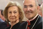 Rainha emérita Sofia volta a sorrir ao lado do Cardeal José Tolentino de Mendonça depois da morte da irmã, Irene, de quem era inseparável