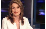 Letizia quando era jornalista da TVE