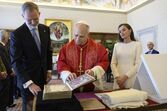 Reis de Espanha, Felipe VI e Letizia, visitam o Papa Leão XIV no Vaticano