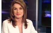 Letizia quando era jornalista da TVE