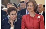 Margarita de Borbón e a cunhada, Sofia